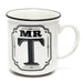 Mr T White and Black Alphabet Mug Mugs FabFinds   