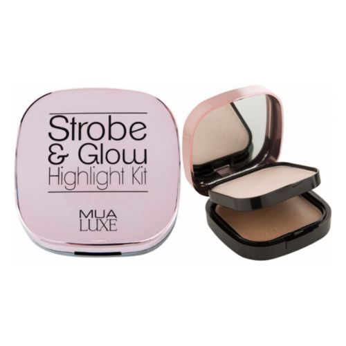 MUA Strobe & Glow Highlight Kit Assorted Shades 17.5g Highlighters mua Pearl Gold  