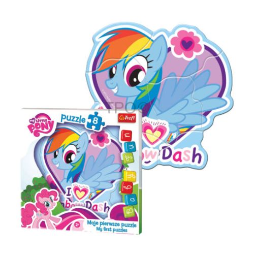 Trefl My Little Pony Rainbow Dash Puzzle 8 Pieces Puzzles Trefl   