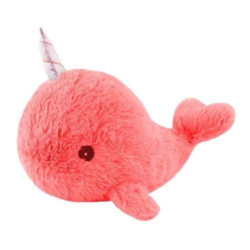 Narwhal Plush Soft Toy 10in Assorted Colours Plush Toys Cosy & Snug Pink  
