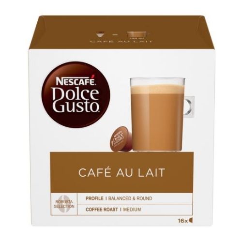 Nescafe Dolce Gusto Coffee Cafe Au Lait 16 Refill pods Tea & Coffee Nescafé   