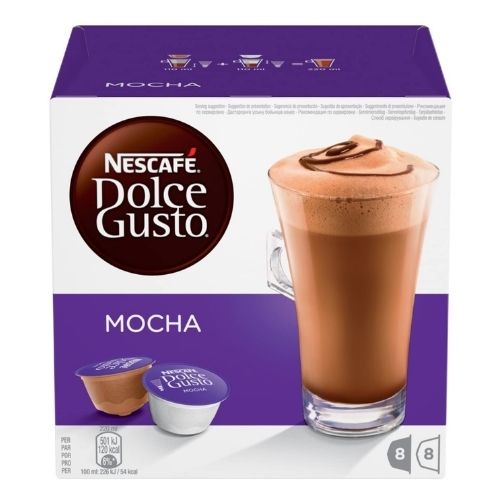 Nescafe Dolce Gusto Mocha 16 Pods Coffee Nescafé   