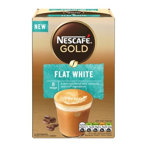 Nescafe Gold Flat White 8 Pk Coffee Nescafé   