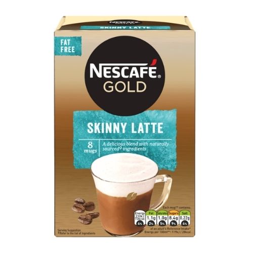 Nescafe Skinny Latte Instant Coffee 8 Sachets Coffee Nescafé   