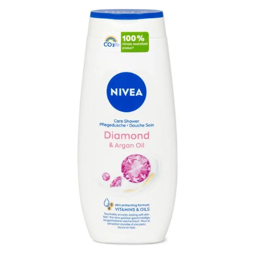Nivea Diamond & Argan Oil Shower Cream 250ml Shower Gel & Body Wash nivea   
