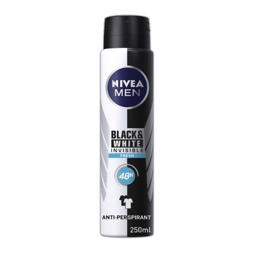 Nivea Men Anti-Perspirant Deodorant Invisible Fresh 250ml Deodorant & Antiperspirants nivea   
