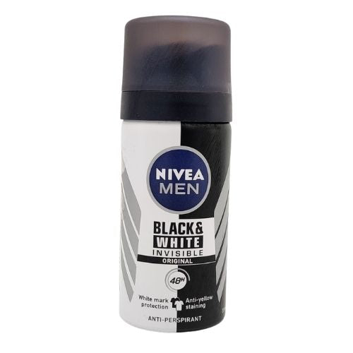 Nivea Black & White Anti-Perspirant Deodorant Spray For Men 35ml Deodorant & Antiperspirants nivea   