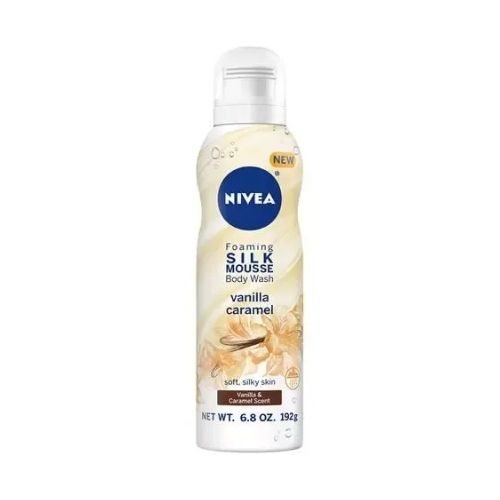 Nivea Shower Mousse Silk Vanilla Caramel 200ml Shower Gel & Body Wash nivea   