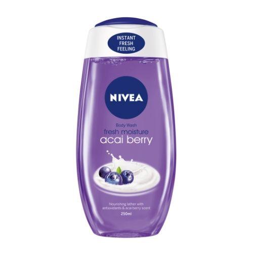 Nivea Fresh Moisture Acai Berry Body Wash 250ml Shower Gel & Body Wash nivea   
