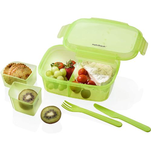 Nutrifresh Plastic Cutlery Lunch Box Lunch Boxes & Totes nutrifresh   