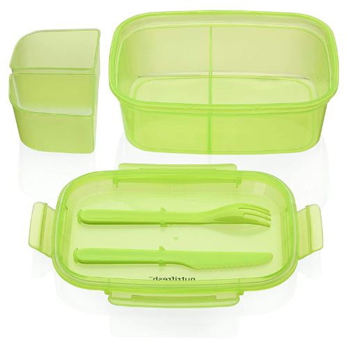 Nutrifresh Plastic Cutlery Lunch Box Lunch Boxes & Totes nutrifresh   