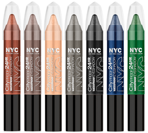 NYC Colour City Proof 24hr Waterproof Eye Shadow Stick Eyeshadow nyc colour cosmetics   