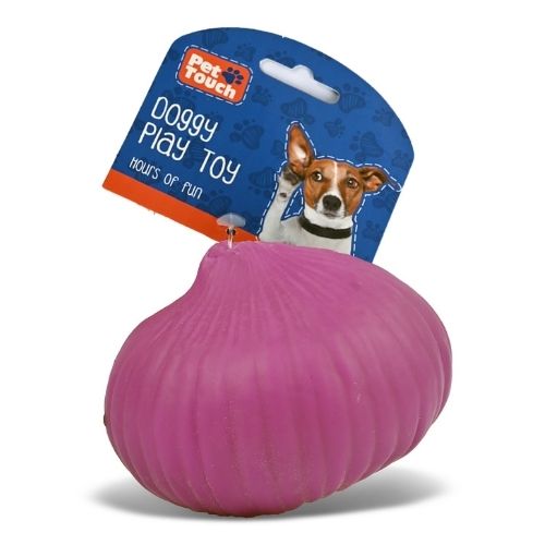 Pet Touch Squeaky Dog Toy Assorted Foods Dog Toys Pet Touch Onion  