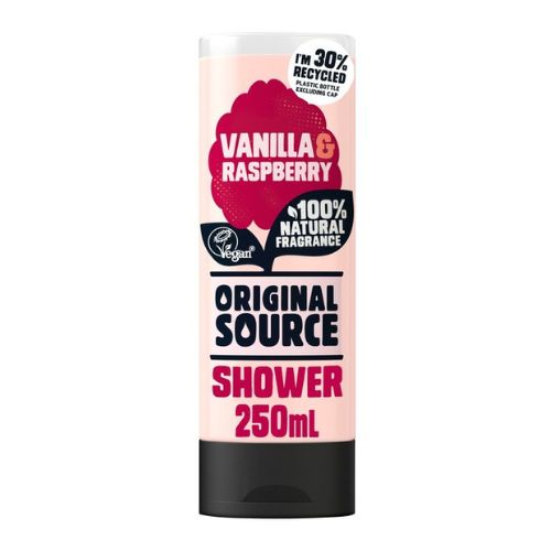 Original Source Creamy Vanilla & Raspberry Shower Gel 250ml Shower Gel & Body Wash Original Source   