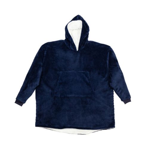 Ultra Plush Blanket Hoodie Assorted Colours Throws & Blankets love to laze Navy  