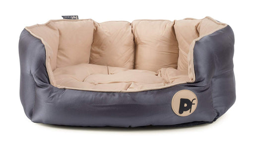 Petface Waterproof Oxford Oval Bed Medium - Cream Dog Beds Petface   