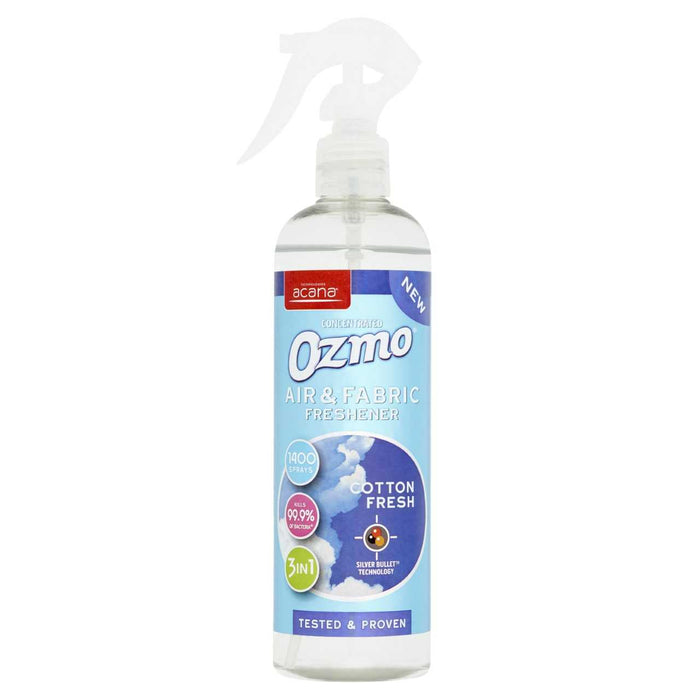 Ozmo Fabric and Air Freshener Cotton Fresh 400ml Air Fresheners & Re-fills Ozmo   