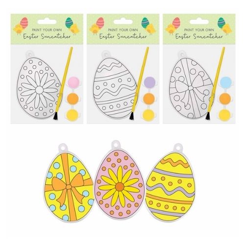 Paint Your Own Easter Egg Suncatcher Kit Easter Gifts & Decorations tallon   