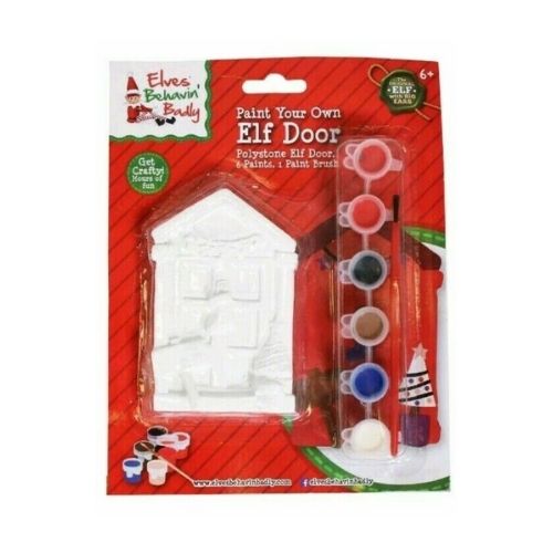 Elves Behavin' Badly Paint Your Own Elf Door Christmas Accessories Elves Behavin' Badly   