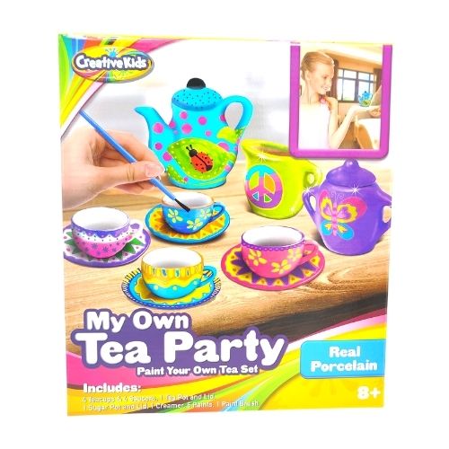 Creative Kids Paint Your Own Tea Party Set — FabFinds