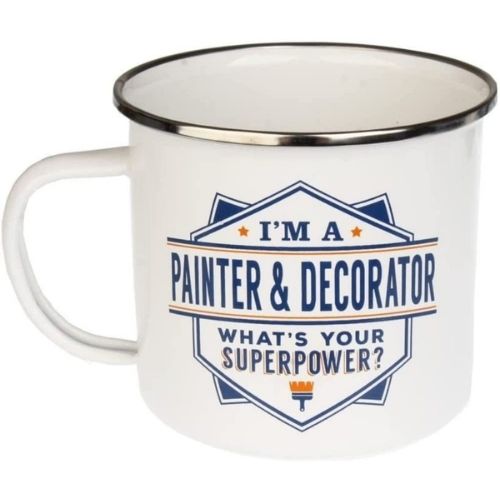 Enamel Personalised Coffee Mug Painter & Decorator Mugs FabFinds   