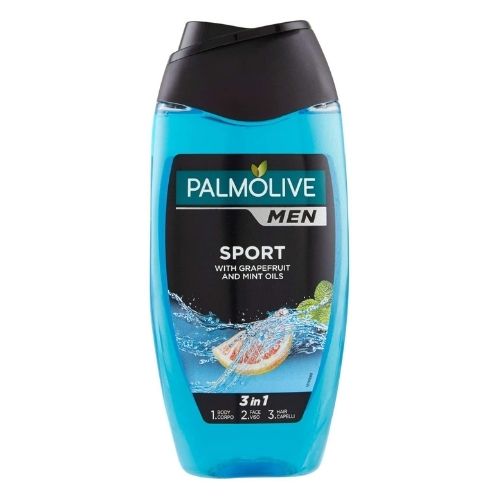 Palmolive Sport Men 3 in 1 Shower Gel 500ml Shower Gel & Body Wash Palmolive   