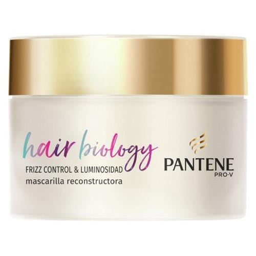 Pantene Hair Biology De-frizz and Illuminate Reconstructing Hair Mask 160ml Hair Masks, Oils & Treatments pantene   
