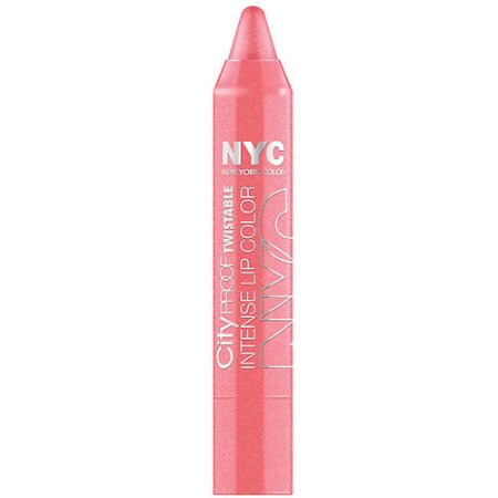 NYC City Proof Twistable Intense Lip Colour Crayons Lip Pencil nyc colour cosmetics Parsons Pink  