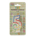 Party Time Kids Number Birthday Candles 0-9 Birthday Candles PS Imports No.5  