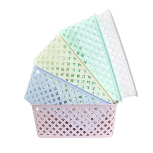 Pastel Woven Storage Basket - Assorted Colours Storage Baskets Home Collection   