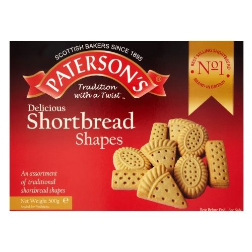 Paterson's Shortbread Shapes 500g — FabFinds