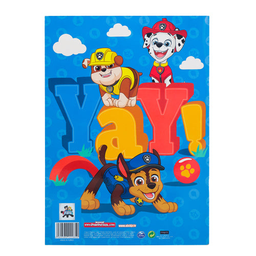 Paw Patrol A4 Laugh Out Loud Colouring In Pad Arts & Crafts TDL   
