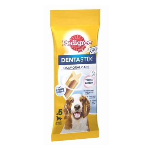 Pedigree Dentastix Daily Oral Care For Medium Dogs x 5 128g Dog Food & Treats Pedigree   