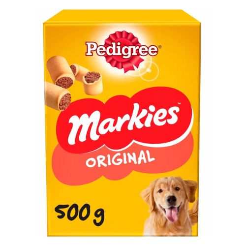 Pedigree Markies Original Crunchy Adult Dog Biscuits 500g Dog Food & Treats Pedigree   