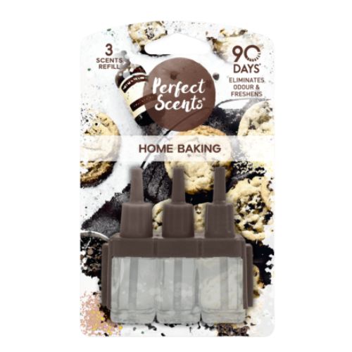 Perfect Scents Home Baking Air Freshener Refill 3 Pk 20ml Air Fresheners & Re-fills Perfect Scents   