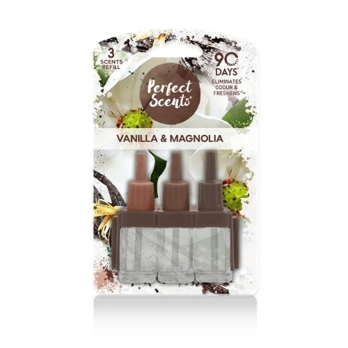 Perfect Scents Vanilla and Magnolia Refill Air Freshener 20ml Air Fresheners & Re-fills Perfect Scents   