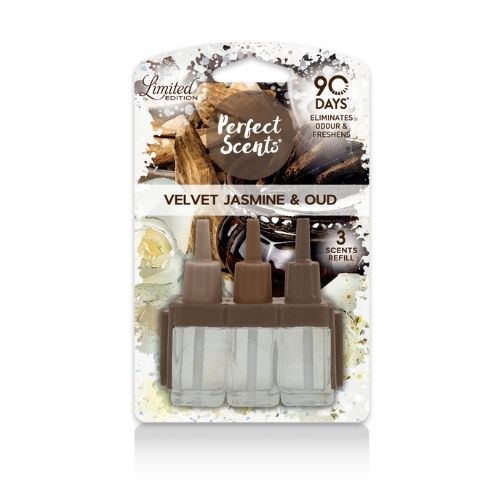 Perfect Scents Velvet Jasmine and Oud Refill Air Freshener 20ml Air Fresheners & Re-fills Perfect Scents   