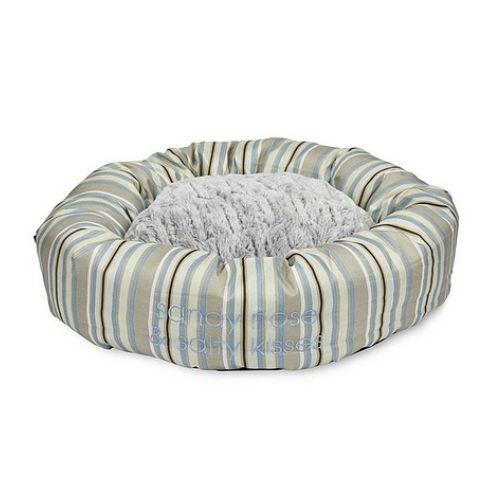 Petface Sandpiper Stripe Round Pet Bed Assorted Sizes Petcare Petface Small  