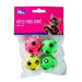 Pet Touch Kitty Rubber Play Balls 4 Pack Cat Toys Pet Touch   