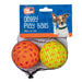 Pet Touch Doggy Play Balls Assorted Neon Colours 2 Pk Dog Toys Pet Touch Orange & Yellow  