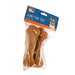 Squeaky Bone Dog Toy 2 Pack Assorted Colours Dog Toys Pet Touch Beefy Brown  