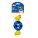 Pet Touch Squeaky Sport Bone Dog Toy Assorted Colours Dog Toys Pet Touch Blue Football  