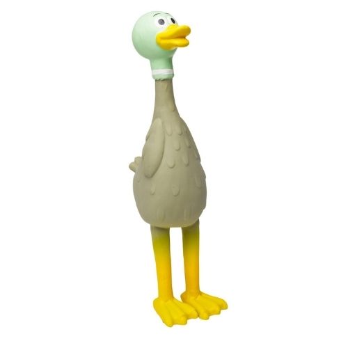 Squeaky duck hot sale dog toy