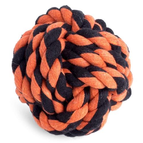 PetFace Seriously Strong Large Rope Ball Dog Toys Pet Face   