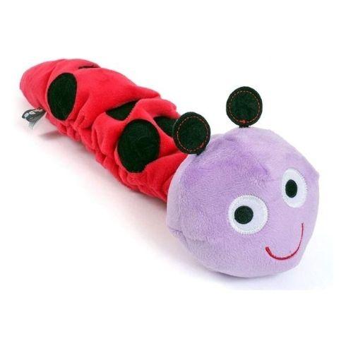Petface Bees and Bugs Tough Plush Lindy Ladybug Squeaky Dog Toy Dog Toys FabFinds   