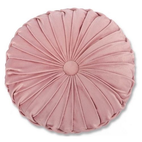 Home Collection Round Scatter Cushion 35cm x 9cm Cushions Home Collection Blush  