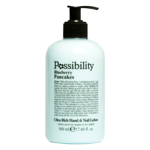 Possibility Blueberry Pancakes Ultra Rich Lotion 500ml Body Moisturisers Possibility   