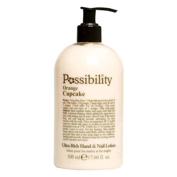 Possibility Orange Cupcake Ultra Rich Lotion 500ml Body Moisturisers Possibility   