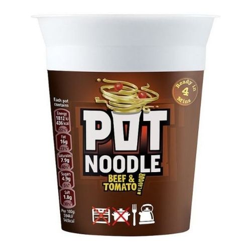 Pot Noodle Beef & Tomato Flavour 90g — FabFinds