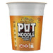 Pot Noodle chicken and mushroom flavour in a 90g pot Stock Photo Pot Noodle chicken and mushroom flavour in a 90g pot Stock Photo